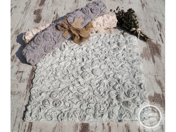 Badteppich mit Rosenmuster 60x60