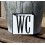 Blechschild 'WC'