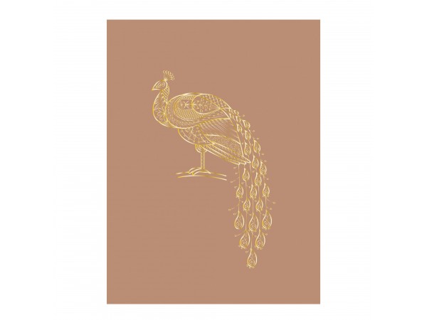 Poster 'Pfau' 30x40