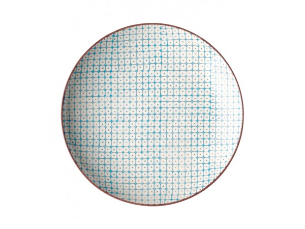Frühstücksteller 'Carla' blau