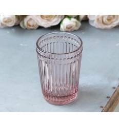 Chic Antique Zahnputzbecher mit Perlenkante rosa