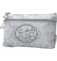 Kosmetiktasche mit 2 Fächern 'Boudoir'
