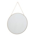 Bloomingville Wandspiegel gold rund mit Kette Ø 38 /B-Ware