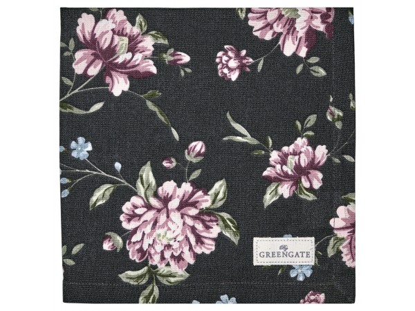 Greengate Stoffserviette 'Penelope' dark grey