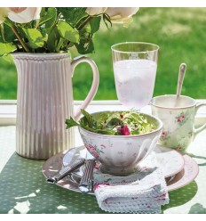 Greengate Stoffserviette mit Spitze 'Mary' white