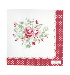 Greengate Papier-Servietten 'Mary' white