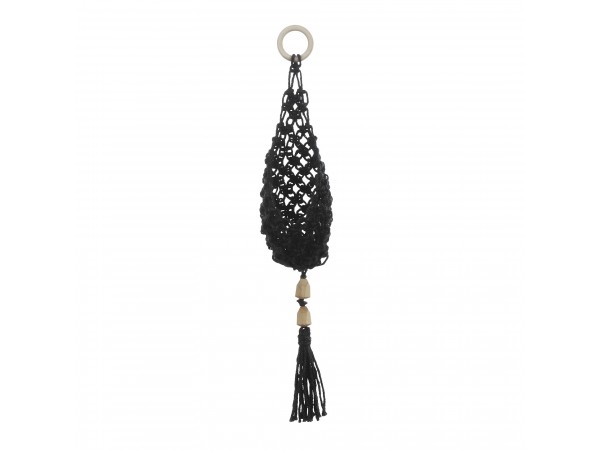 Wand-Korb Wanddeko 'Collected' schwarz