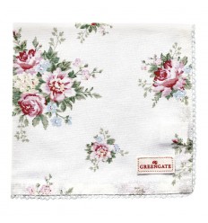 Greengate Stoffserviette mit Spitze 'Aurelia white'