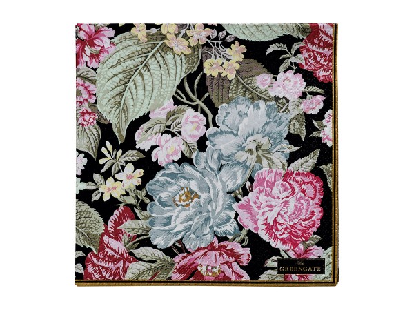 Greengate Papier-Servietten 'Adele black'