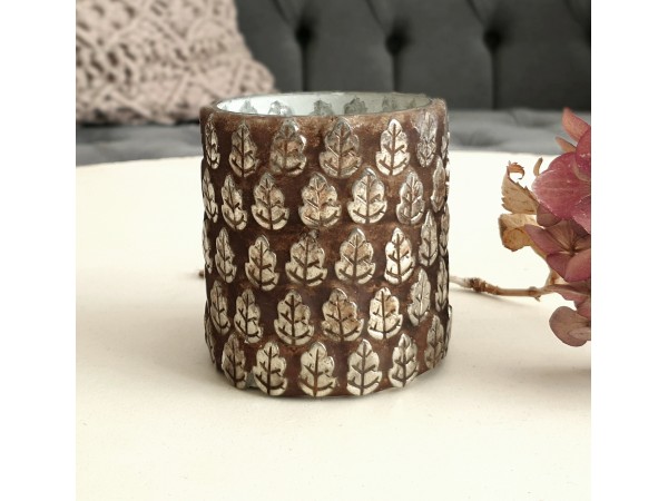 Teelichthalter 'Leafs'