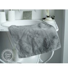 Handtuch 'Broderie' grau