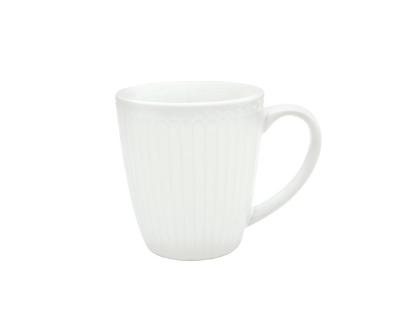 Greengate Becher mit Henkel 'Alice white'