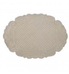 Platzset Tischset oval beige