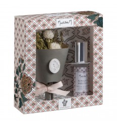 Geschenkset Trockenblumen + Duftspray Parfum Bouquet précieux