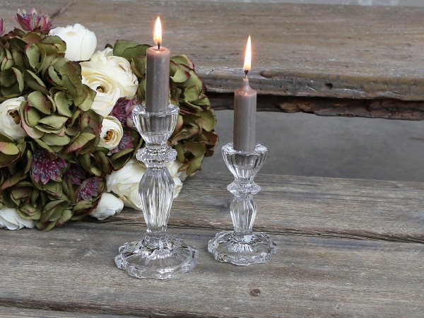 Kerzenständer aus Glas