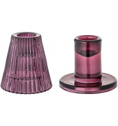 Bloomingville Kerzenhalter 2er Set purpur