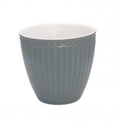 GreenGate Latte Cup Becher 'Alice' stone grey