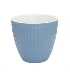 GreenGate Latte Cup Becher 'Alice' sky blue