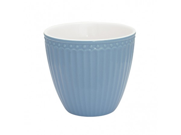 GreenGate Latte Cup Becher 'Alice' sky blue
