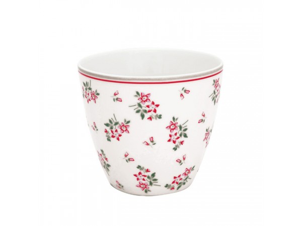 GreenGate Latte Cup Becher 'Avery White'
