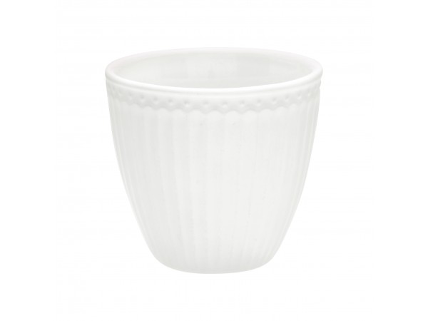 GreenGate Latte Cup Becher 'Alice' white