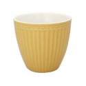 GreenGate Latte Cup Becher 'Alice' honey mustard