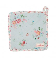 GreenGate Topflappen 2er-Set 'Belle' pale blue