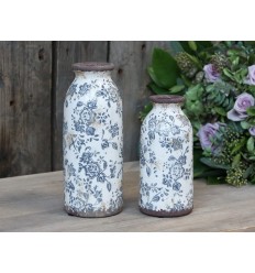 Chic Antique Deko Flasche 'Melun' groß