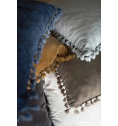Kissenbezug 'Frans' Samt 45x45 offwhite