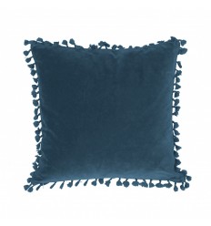 Kissenbezug 'Frans' Samt 45x45 marineblau/ B-Ware