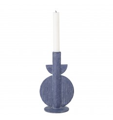 Bloomingville Kerzenständer 'Bess' blau