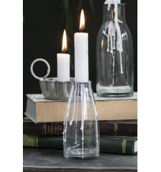 Ib Laursen Flasche mit losem Kerzenhalter H 13 cm