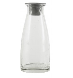 Ib Laursen Flasche mit losem Kerzenhalter H 13 cm / B-Ware