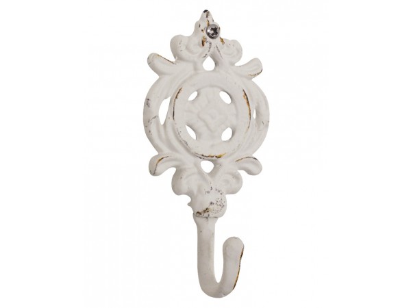 Chic Antique  Wandhaken creme-weiß / B-Ware