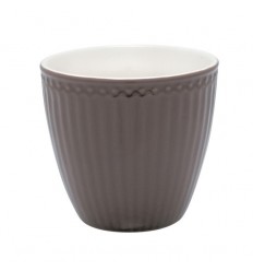 GreenGate Latte Cup Becher 'Alice' dark chocolate