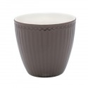 GreenGate Latte Cup Becher 'Alice' dark chocolate