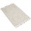 Teppich, Badteppich mit Fransen in offwhite