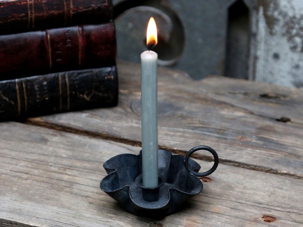 Chic Antique Kerzenhalter für mini Stabkerzen schwarz