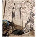 Chic Antique Windlicht/Teelichtglas mit Bügel