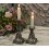 Chic Antique Kerzenständer in altsilber