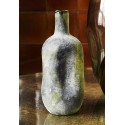 Madam Stoltz organisch geformte Vase aus Glas, matt grün