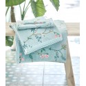 Pip Studio Handtuch, Gästehandtuch 'Les Fleurs' blau