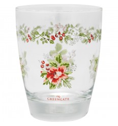 GreenGate Glas Wasserglas 'Charline' white