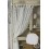 Gardinenschal 'Birds' offwhite 200 x 250 cm