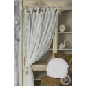 Gardinenschal 'Birds' offwhite 200 x 250 cm / B-Ware