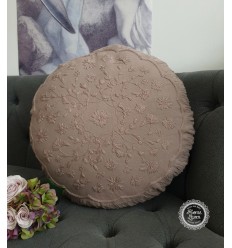 Jeanne d'Arc Living Kissenbezug mit Stickerei,mauve