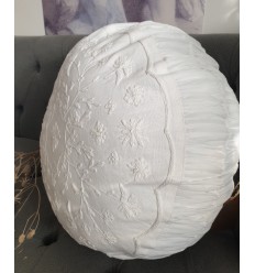 Jeanne d'Arc Living Kissenbezug mit Stickerei,weiß