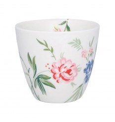 GreenGate Latte Cup Becher 'Henriette' white