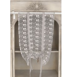 Gardine 'New Crema Collection' grau-beige  45 x 70 cm