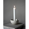 Storefactory  Kerzenhalter 'Lidatorp' hellgrau 10 cm /B-Ware